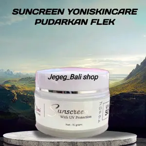 SUNCREEN YONISKINCARE UV PROTEKTION Wajah Berjerawat Pencerah Perawatan Mencerahkan Hitam