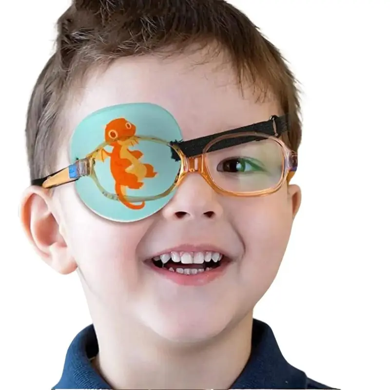 Terapi Lazy Eye Patch Amblyopia Orthoptic penutup mata malas Juling bajak laut Per Pcs 0