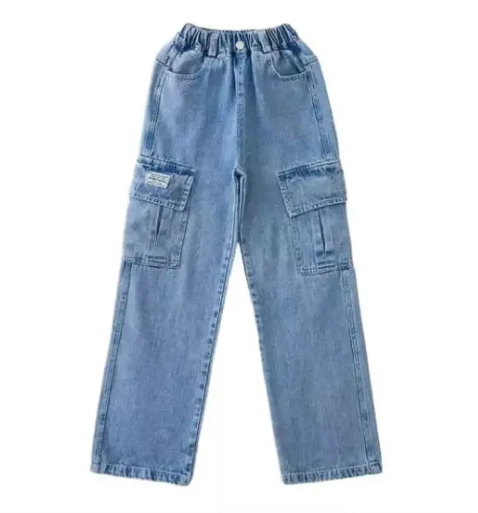 CELANA FASHION ANAK PEREMPUAN CARGO USIA 4-13 TAHUN / KULOT JEANS ANAK VIRAL TERBARU 0