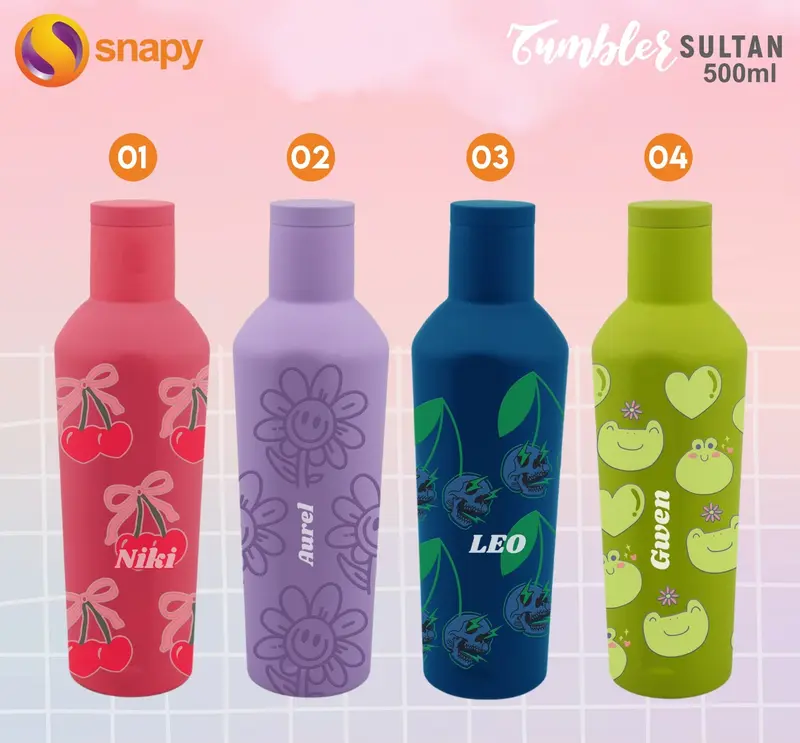 TUMBLER TERMOS SULTAN STAINLESS CUSTOM Botol 1