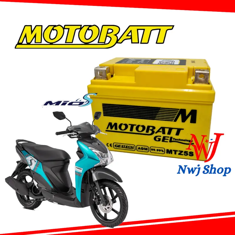 AKI KERING MOTOBATT MIO M3 GEAR MIO J MIO S MIO SOUL MIO Z MTZ5S GTZ5S YTZ4V MF 3