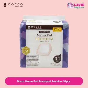 Dacco Mama Pad Breastpad Premium 34pcs – Breast Pad Ibu Menyusui Lembut & Nyaman - Lavie Baby House