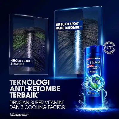 Clear Shampoo Cool Sport Menthol 160ml 4