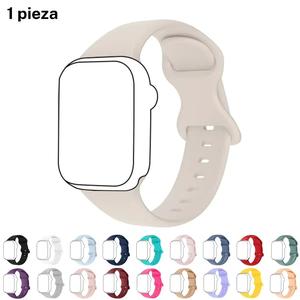 1Pc Estuche para reloj vidrio templado ultrafino, Parachoques diamantes + protector pantalla, compatible Con Apple 38/40/41/42/44/45/46/49Mm, Series Ultra / SE /11/10/9/8/7/6/5/4/3/2/1