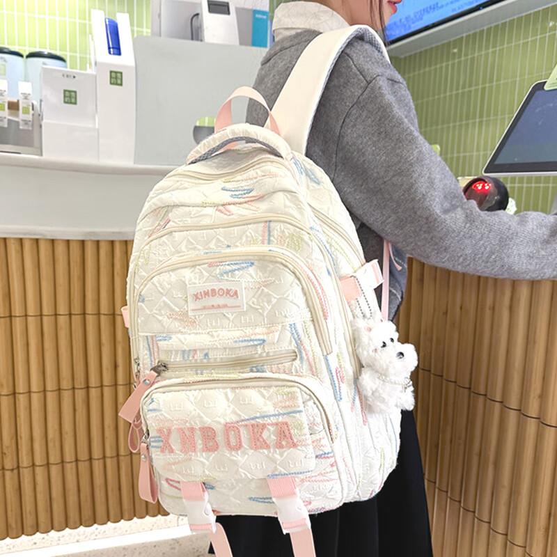 Ba Lô Cặp Đôi, Nhẹ, Đơn Giản, Dễ Phối Đồ, Thời Trang, Thích Hợp Đi Làm, Dành Cho Nam Và Nữ