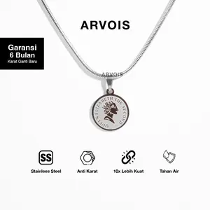 ARVOIS - Kalung Pria Wanita Titanium Anti Karat - Lizbet