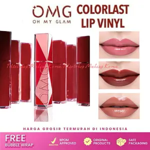 NEW! OMG OH MY GLAM Colorlast Lip Vinyl 2,5 g - Transferproof Gloss - Longlasting Stain - Intense Color - Plumpy & Comfortable On Lips  Lipgloss Waterproof Liquid