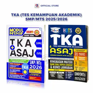 Buku Ujian SMP/MTs 2026 / Modul Intensif Bank Soal TKA (UN) + ASAJ (US) SMP / MTs 2026 / EDU PENGUIN – EP