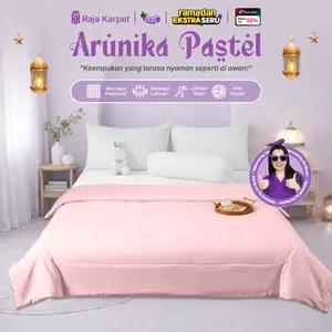CICIBARBAR | Selimut Premium Arunika Pastel Slimut Hangat Halus & Adem Warna Pastel Minimalis - RAJA KARPET
