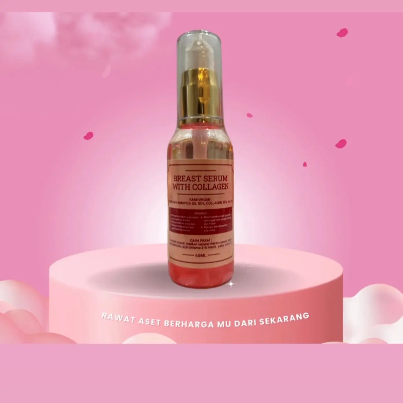 ￼BREAST SERUM WITH COLLAGEN by mmielll AMPUH 60ML Mengencangkan Melembutkan Perawatan