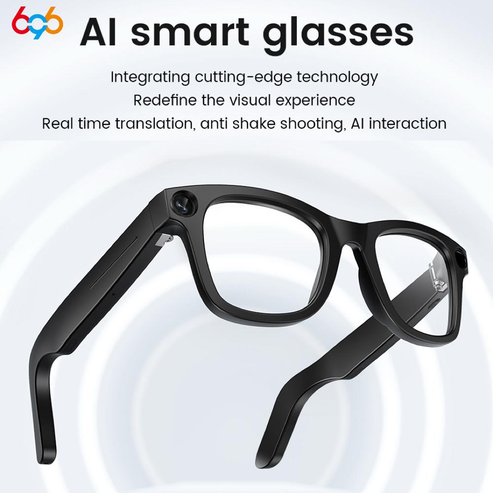 Fashion Smart Glasses Real-Time Translation 800W Camera 1080P Video Recording Anti-Shake Smart Image Recognition Sunglasses