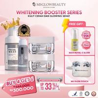Gambar MS GLOW BEAUTY New Paket Booster Series - Whitening Acnezone Ultimate White Cell DNA Luminous Booster untuk Kulit Sehat Wajah Pencerah Acne - Whitening Booster dari MS GLOW JKT Kota Administrasi Jakarta Timur 3 Tokopedia