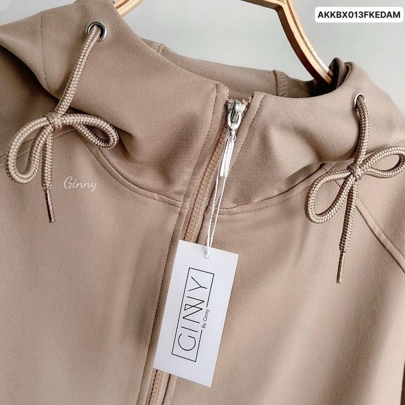 Áo Khoác Kaki Atelier BX013 Cotton Co Giãn Thoáng Mát Gam Màu Trung Tính Dễ Phối Thích Hợp Diện Chống Nắng Đi Làm Đi Chơi Đi Học Top Jacket Nữ Women 4