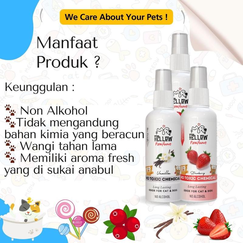 3PCS Parfum Kucing Anjing Premium Aroma Wangi PETLUME 3