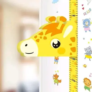 Meteran Pengukur Tinggi Badan Magnet & Music Desain Gambar Menarik Untuk Anak Anak Motif Lucu