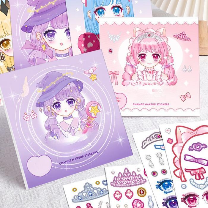 Promo GROSIR Buku Stiker Make Up DIY Sticker Dress Up Book Princess ...
