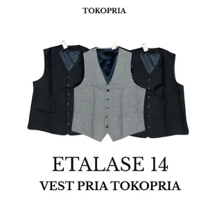 VEST ROMPI JAS PRIA  ETALASE 14 TOKOPRIA D1 - D100