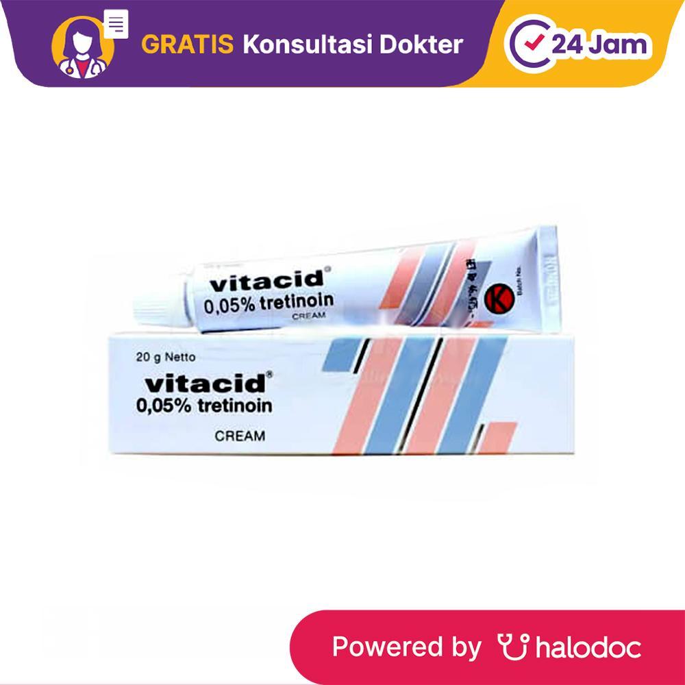 vitacid 0.05% krim 20 gram tube