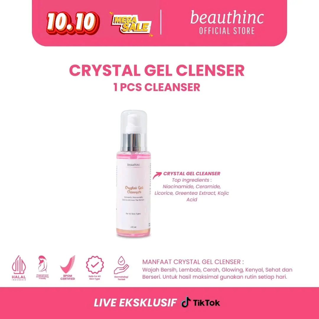 (1PCS) CRYSTAL GEL CLEANSER