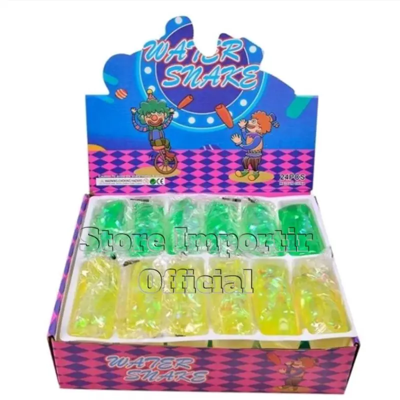 Mainan Viral Water Snake Jelly Mainan Licin Susah Dipegang | Maina Anak Catch The Monster Mainan Ular Air Licin Harga Satuan Murah | Mainan Prank Jelly Monster Air 4