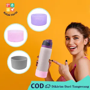 7.5cm Sillicon Antislip Pelindung Botol Minum Tumbler Mencegah Botol Terjatuh dan Melindungi Permukaan Meja Bottle Boot Bahan Tidak Toksik Aman untuk Digunakan Sehari hari