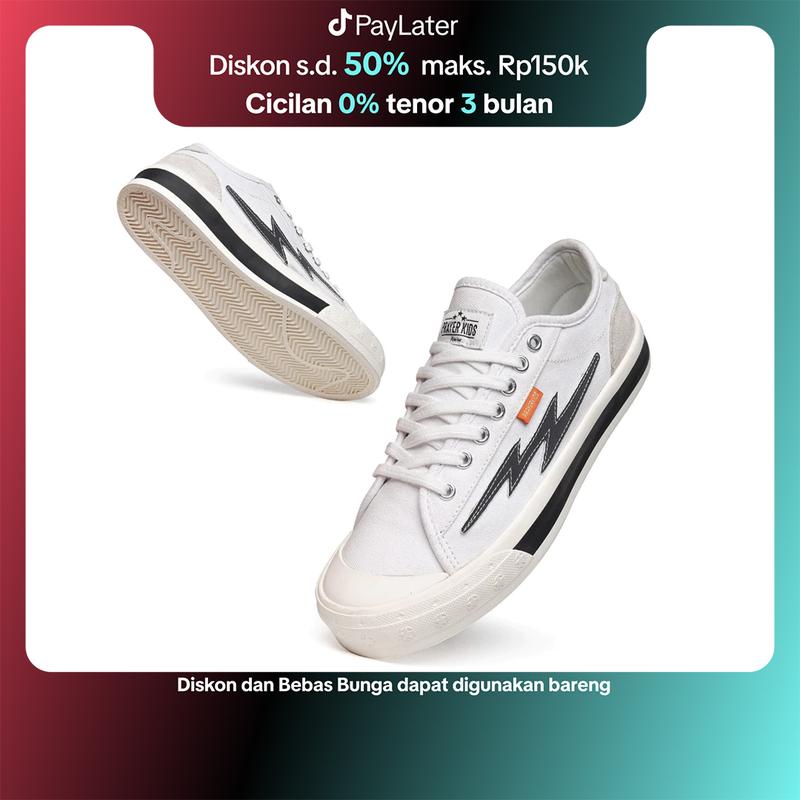 Prayer kids Sepatu Unisex Volt White Sepatu Sneakers Pri Shop  Tokopedia