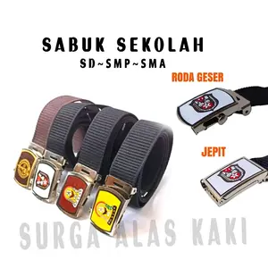 Sabuk gesper ikat pinggang anak sekolah sd smp sma pramuka perlengkapan sekolah Fashion