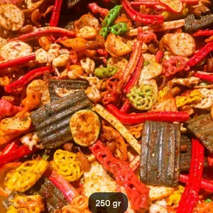 SEBLAK MIX CAMPUR PEDAS DAUN JERUK ORIGINAL DAUN JERUK KEMASAN 500GR Food Snacks