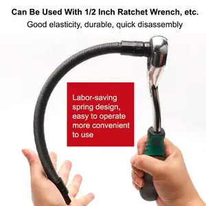 Sambungan Ekstensi Kabel Fleksibel Bor Impact Wrench Extension Rod Pemanjang Kunci Sok Socket