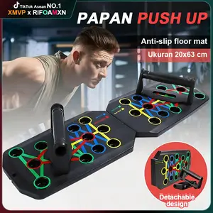 【COD】XMVP RIFOAMXN Papan Push-Up Multifungsi Portable Nyaman Cocok Semua Tubuh Tingkatkan Kekuatan Otot Dada Efisiensi Latihan Hadiah Ideal untuk Pecinta Kebugaran