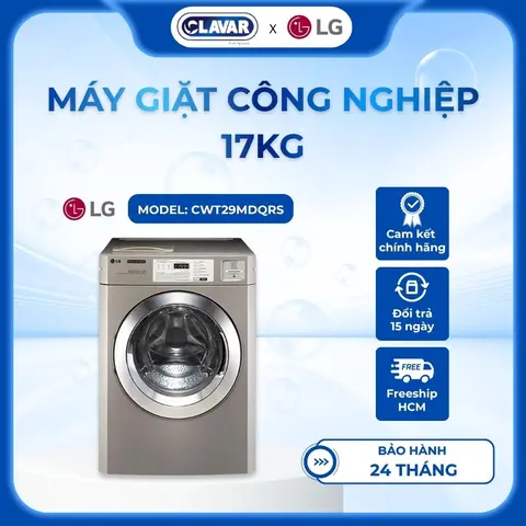 Máy Giặt Công Nghiệp LG 17kg CWT29MDQRS Dung Tích Lớn Hoạt Động Bền Bỉ