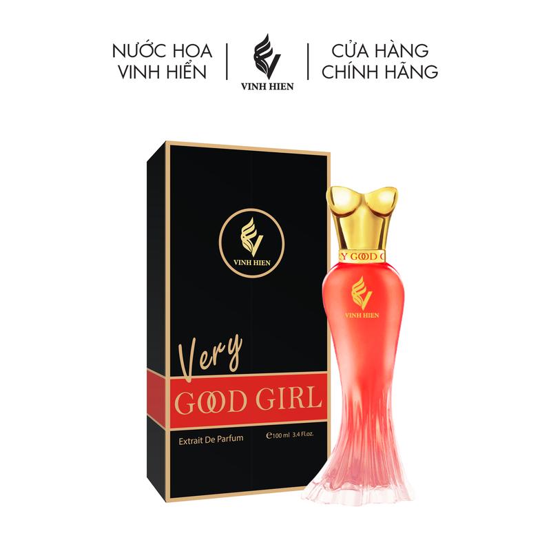  Nước Hoa Nữ VERY GOOD GIRL 100ml   Extrait De Parfum   - V VINH HIEN  - xịt thơm cosmetic 