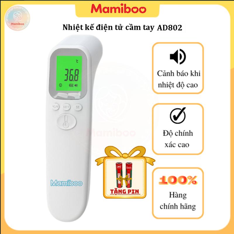 Nhiệt Kế Điện Tử Hồng Ngoại Cầm Tay Đo Trán Nhanh 1 Giây Có Đèn Cảnh Báo Nhiệt…