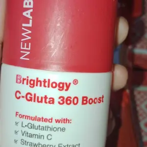 NEWLAB Brightlogy C-Gluta 360 Boost | Suplemen Glutathione | Minuman Glutathione BPOM | Glutathione Kapsul untuk Mencerahkan 50gr