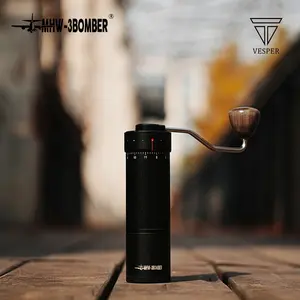 Vesper MHW-3BOMBER Blade R3 manual coffee grinder numerical external burr setting / grinder kopi MHW - 3BOMBER