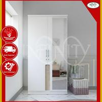 Gambar Lemari Pakaian 2 Pintu Cermin LP MARIBEL 2P dari Infinity Furniture Kota Tangerang 2 Tokopedia