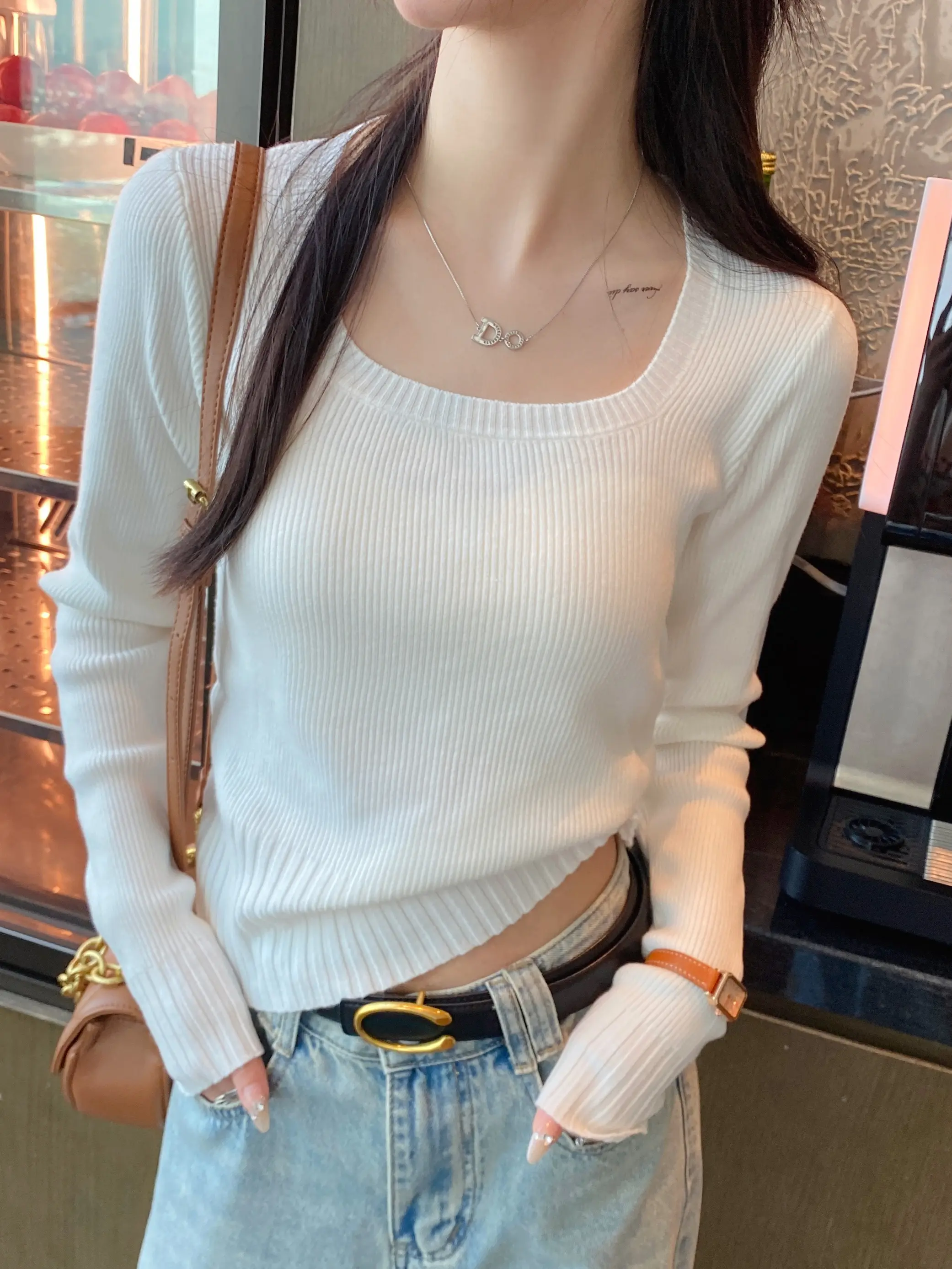 2026 Autumn Winter U Ne Sweaters Female Slim Knitted Pullovers Soft rm Solid Jumper Women Sweater Cas l Knitwear Jersey Top
