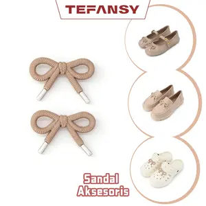 TEFANSY Aksesoris Sandal & Sepatu Aksesoris Sepatu Pita  Pilihan aksesori  Hiasan Lucu 3D Karakter Kartun Kekinian