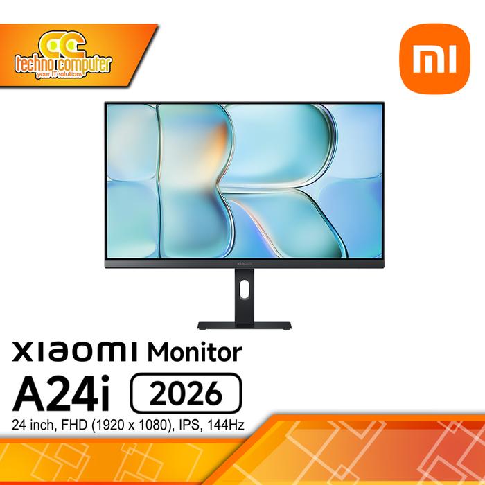 Gambar MONITOR XIAOMI A24i 2026 LED Monitor - 24 inch, FHD (1920 x 1080), IPS, 144Hz dari Techno Computer Bali Kota Denpasar Tokopedia