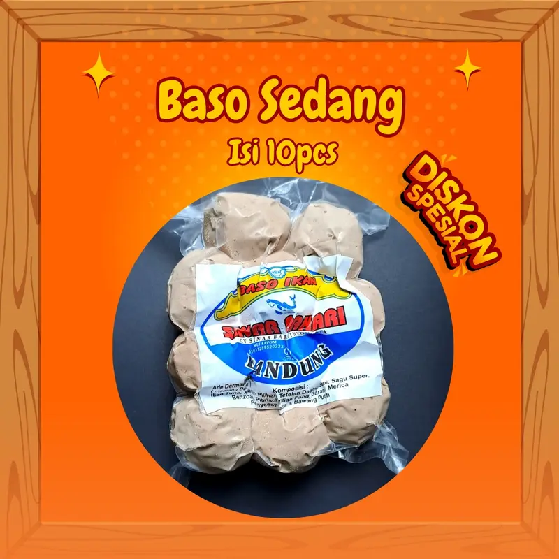 Sinar Bahari 10 Butir Baso Sedang Kering mamang dede 0