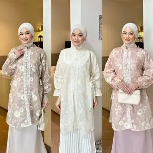 Myrkalla - Sheina Tunik Outer Paper Silk - Tunik Brukat Lebaran / Kondangan