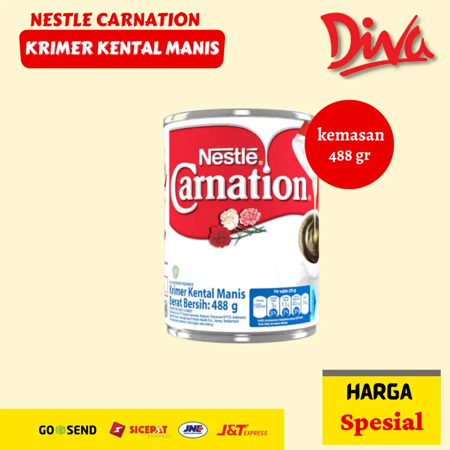 Susu Krimer Kental Manis Carnation 488 gr/ SKM Carnation 488 gr