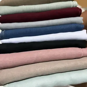 Hijab Paket usaha (10pcs) AZARA paris premium tampa logo pakai poch 4 sisi packing pouch (RANDOM) Segi Empat