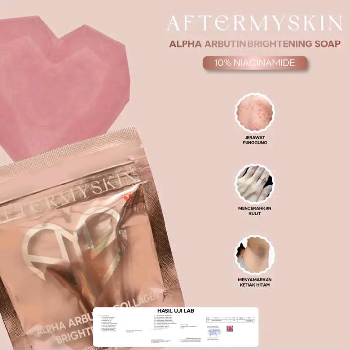 PROMO SABUN AFTERMYSKIN ️ORI sabun badan dan wajah 7