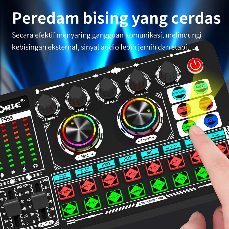 Gonew&jerryan_khan rekomendasi bersama soundcard F999+H1 Headphone+Lampu Gonew&jerryan_khan rekomendasi bersama soundcard F999+H1 Headphone+Lampu