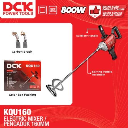 Gambar DCK Power Mixer With Stirrer KQU160 Mesin Pengaduk Semen 12MM 800 Watt dari Drill&Co Kota Administrasi Jakarta Barat Tokopedia
