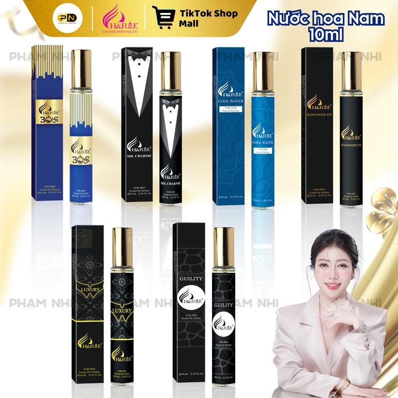 H R V E Nước Hoa 10ml dành cho nam xịt thơm