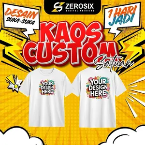 KAOS SABLON CUSTOM || bebas request design || SEHARI JADI