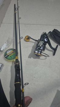 Product Review of DAIWA Pancing Set versi yang diperbarui  Joran Pancing Set Dengan Bahan Serat Karbon Joran Pancing Carbon Pancing Set with Metal Fishing Reel 5.2:1 Max Drag 30kg Umpan Ikan from d**k 0