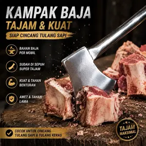 Kampak Baja Per Mobil Super Tajam Kapak Potong Kayu Dan Bambu Atau Tulang Sapi Jagal Daging